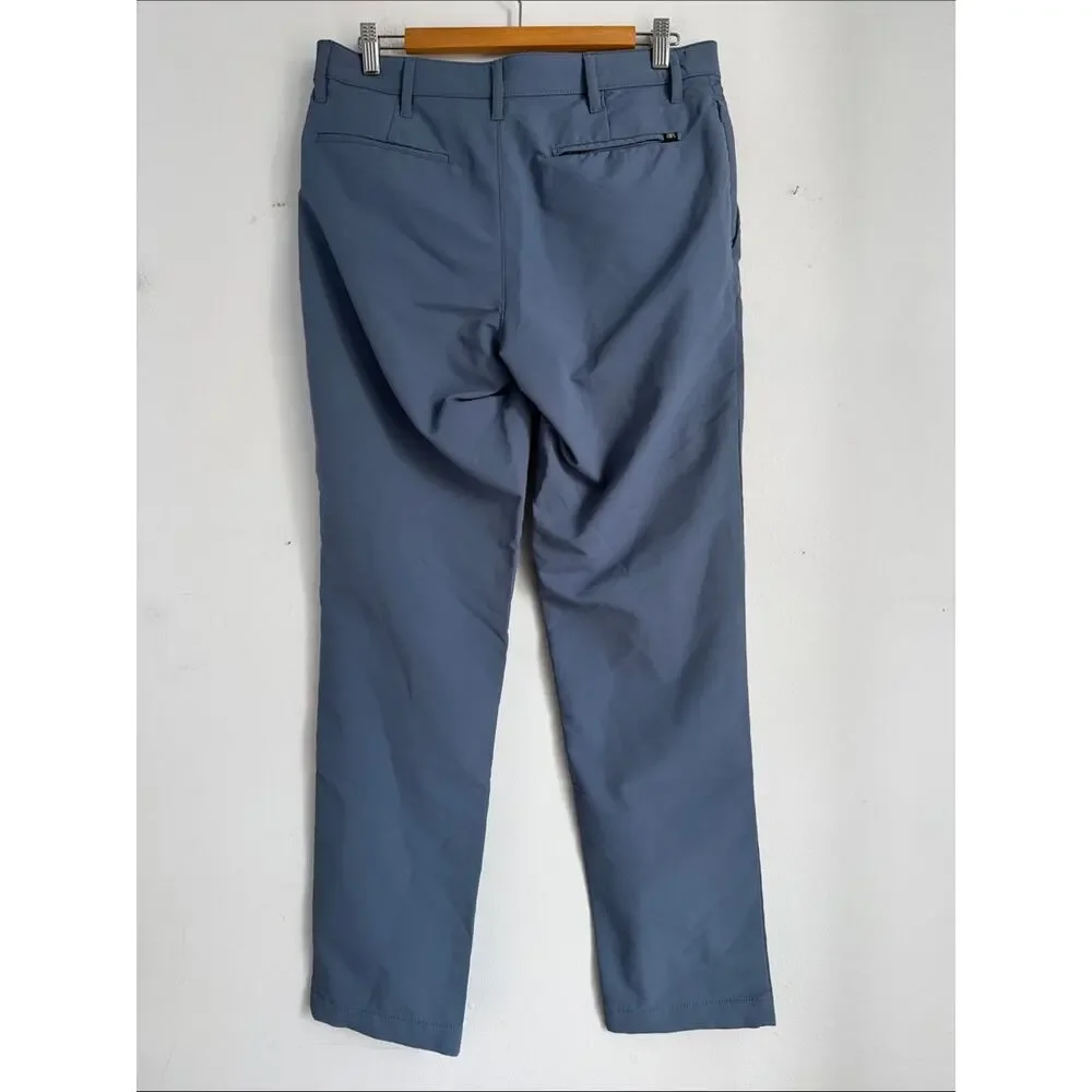 Banana Republic flat front performance slim straight leg dress pants sz 32x32